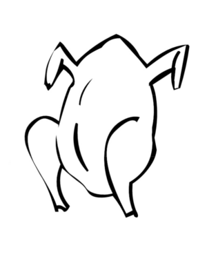 Disegno di carne da stampare e colorare 12