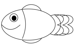 Disegno di pesce da stampare e colorare 160
