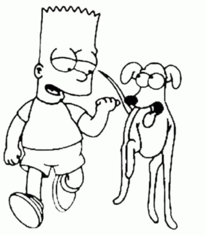 Disegno di I Simpson da stampare e colorare 10