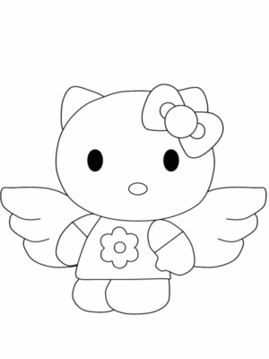 Disegno di Hello Kitty da stampare e colorare 139