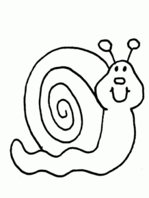 Disegno di lumaca da stampare e colorare 8