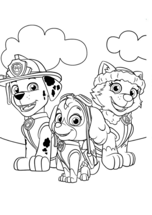 Disegno di Paw Patrol – Cane pompiere da stampare e colorare 38 Disegno di Paw Patrol – Cane pompiere da stampare e colorare 38