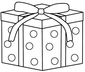 Disegno di regalo da stampare e colorare 14