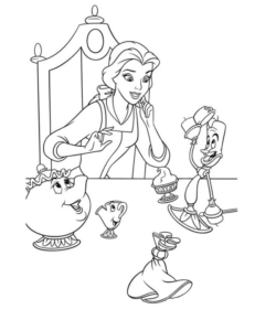 Disegno di Tutte le principesse Disney da stampare e colorare 35