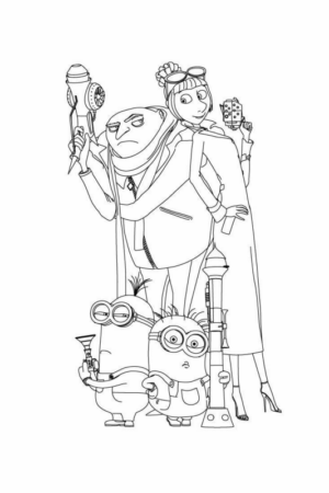 Disegno di Cattivissimo me – Minions da stampare e colorare 84 Disegno di Cattivissimo me – Minions da stampare e colorare 84
