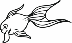 Disegno di pesce da stampare e colorare 269