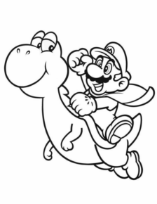 Disegno di Super Mario da stampare e colorare 29