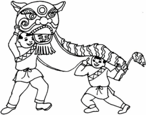 Disegno di dragone da stampare e colorare 51