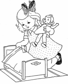 Disegno di bambino da stampare e colorare 125