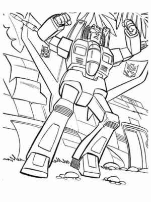 Disegno di Transformers da stampare e colorare 74