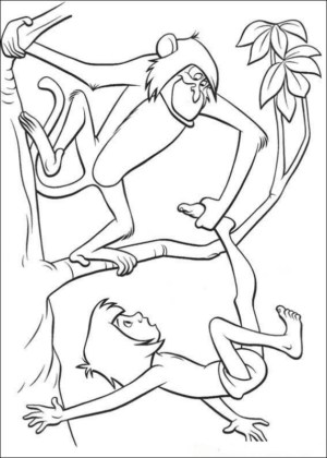 Disegno di Il libro della giungla da stampare e colorare 32 Disegno di Il libro della giungla da stampare e colorare 32