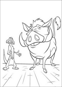 Disegno di Re Leone da stampare e colorare 113
