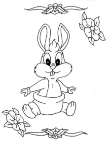 Disegno di Bugs Bunny da stampare e colorare 14