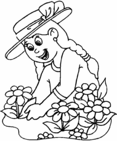 Disegno di giardiniere da stampare e colorare 35