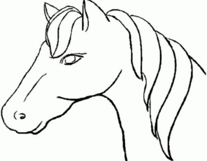Disegno di cavallo da stampare e colorare 32