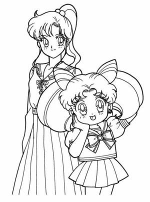 Disegno di Sailor Moon da stampare e colorare 49