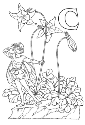 Disegno di fata da stampare e colorare 15