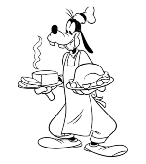 Disegno di Pippo da stampare e colorare 38