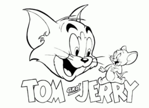 Disegno di Tom e Jerry da stampare e colorare 51