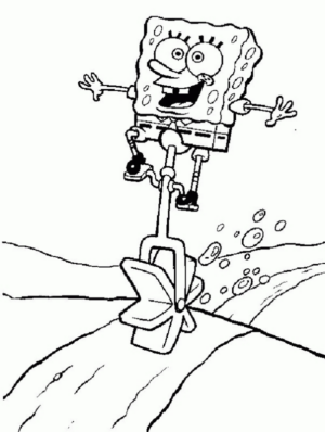 Disegno di Spongebob da stampare e colorare 58