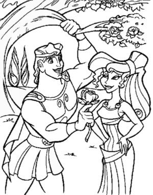 Disegno di Hercules da stampare e colorare 6
