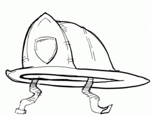 Disegno di pompiere da stampare e colorare 44