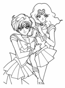 Disegno di Sailor Moon da stampare e colorare 41