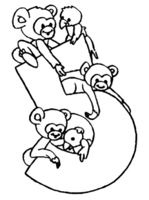 Disegno di numero da stampare e colorare 10