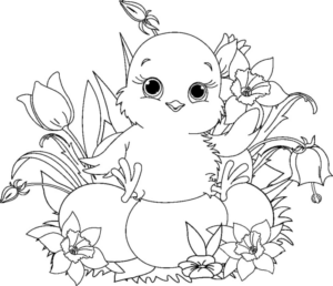Disegno di uovo di Pasqua da stampare e colorare 120