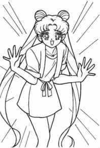 Disegno di Sailor Moon da stampare e colorare 36