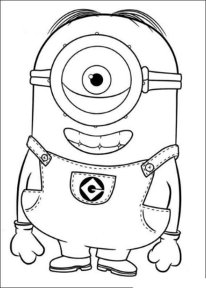 Disegno di Cattivissimo me – Minions da stampare e colorare 37 Disegno di Cattivissimo me – Minions da stampare e colorare 37