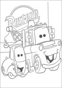 Disegno di Cars da stampare e colorare 190