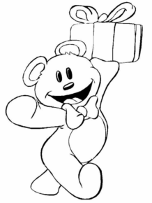 Disegno di regalo da stampare e colorare 32