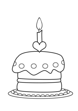 Disegno di compleanno da stampare e colorare 69
