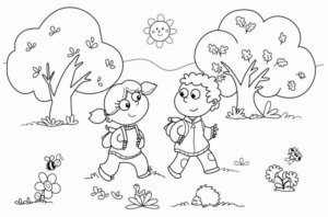 Disegno di bambino da stampare e colorare 216
