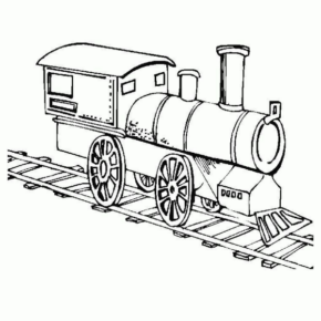 Disegno di treno da stampare e colorare 18