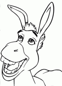 Disegno di Shrek da stampare e colorare 3