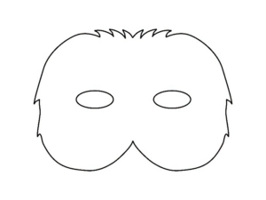 Disegno di maschera da stampare e colorare 46