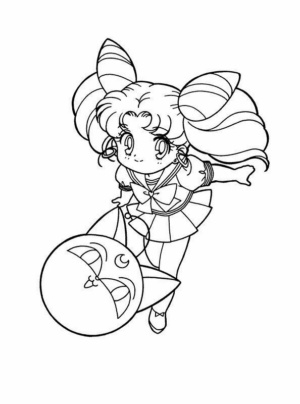 Disegno di Sailor Moon da stampare e colorare 55