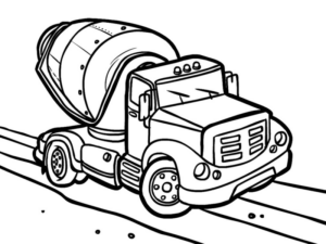 Disegno di mezzo da lavoro da stampare e colorare 59 Disegno di mezzo da lavoro da stampare e colorare 59