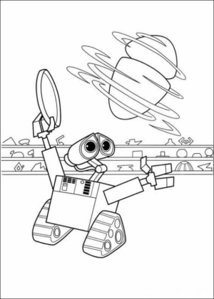 Disegno di Wall-E da stampare e colorare 10