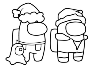Disegno di Among us da stampare e colorare 7