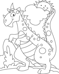 Disegno di Tirannosauro da stampare e colorare 23