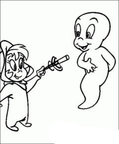 Disegno di Casper da stampare e colorare 44