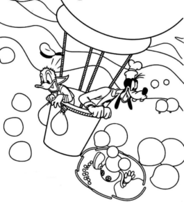 Disegno di Pippo da stampare e colorare 1