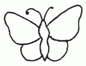Disegno di farfalla da stampare e colorare 20