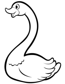 Disegno di papera da stampare e colorare 11