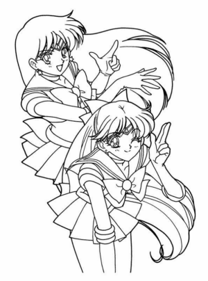Disegno di Sailor Moon da stampare e colorare 42