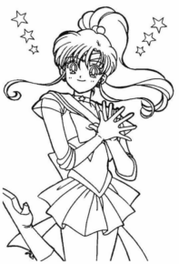 Disegno di Sailor Moon da stampare e colorare 71