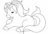 Disegni di Unicorni da colorare